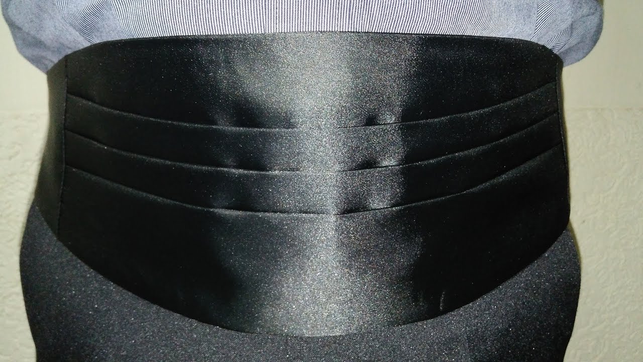Como Fazer Faixa Para Smoking - DIY - Tutorial Detalhado