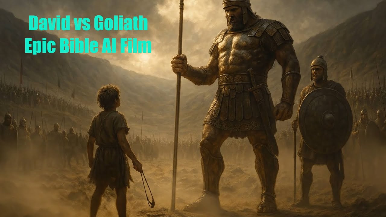 David vs Goliath (Full Movie) | Epic Bible AI Film | 1 Samuel 17 [Remastered]