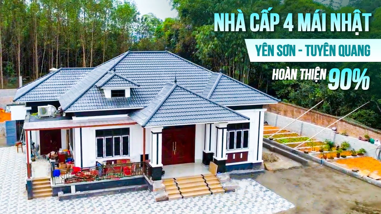 Hoàn Thiện 90% Mẫu Nhà Cấp 4 Do Kisato Thi Công Trọn Gói Tại Yên Sơn, Tuyên Quang
