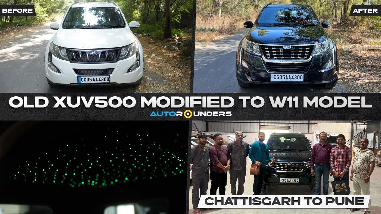 Old XUV500 converted to New W11 model | Luxury Interior with Galaxy lights🤩🌟