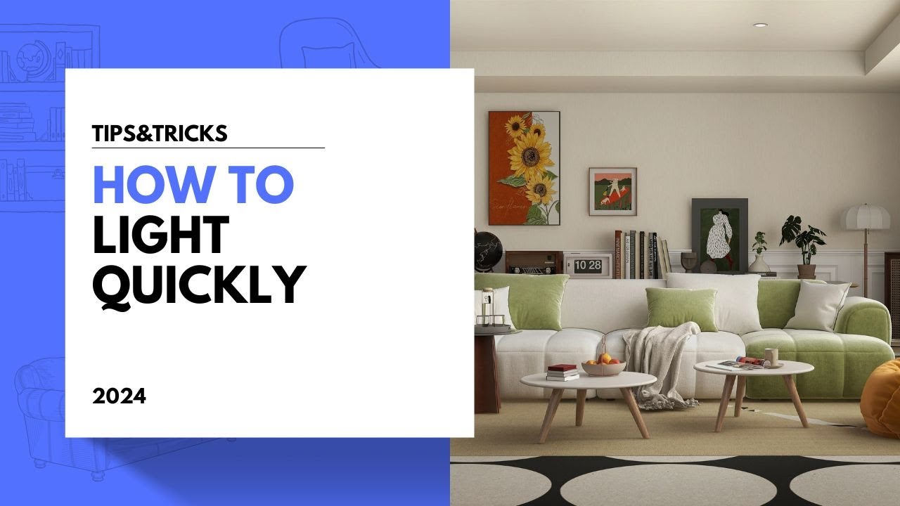How to light quickly in coohom