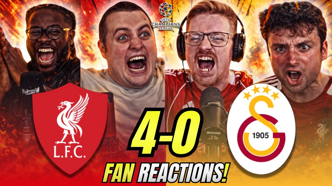Liverpool Fans ECSTATIC 🤩 Reactions to Liverpool 4-0 Galatasaray | Champions League Fan Reactions