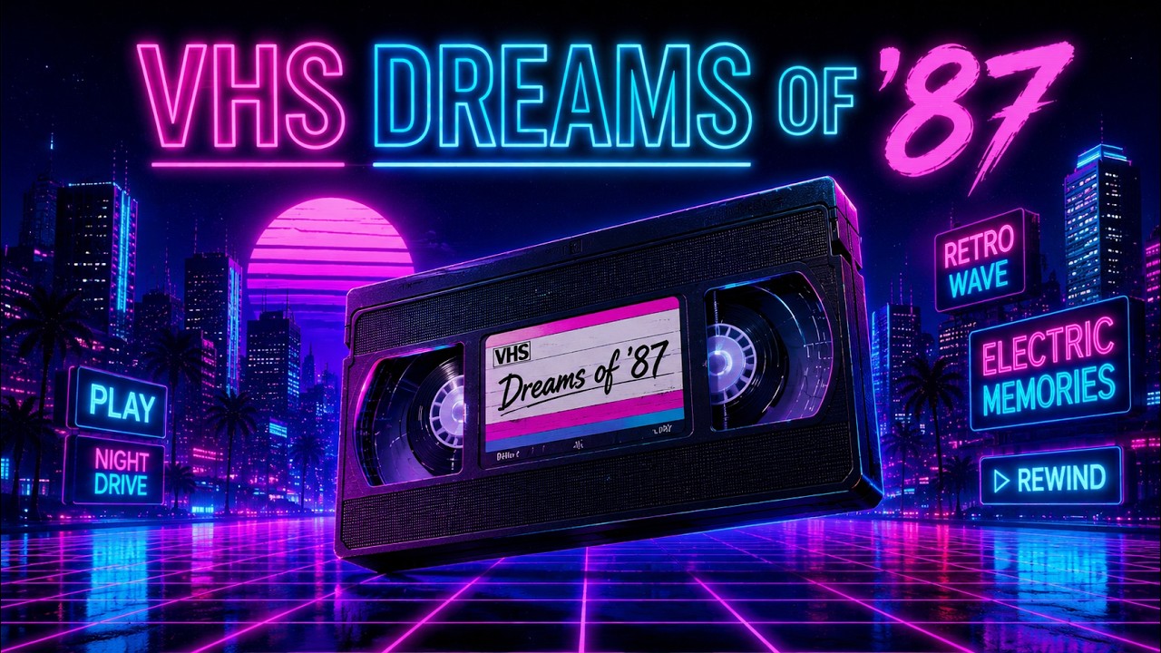 VHS DREAMS OF '87 | 2 Hour Synthwave, Chillwave & Retrowave Music Mix