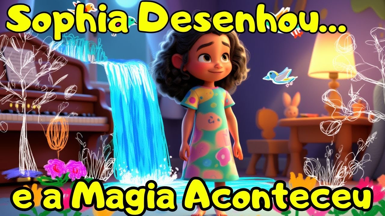 Sophia Desenhou… e a Magia Aconteceu 🎨✨ | Uma História Infantil Misteriosa e Encantada 🌟 | #318798