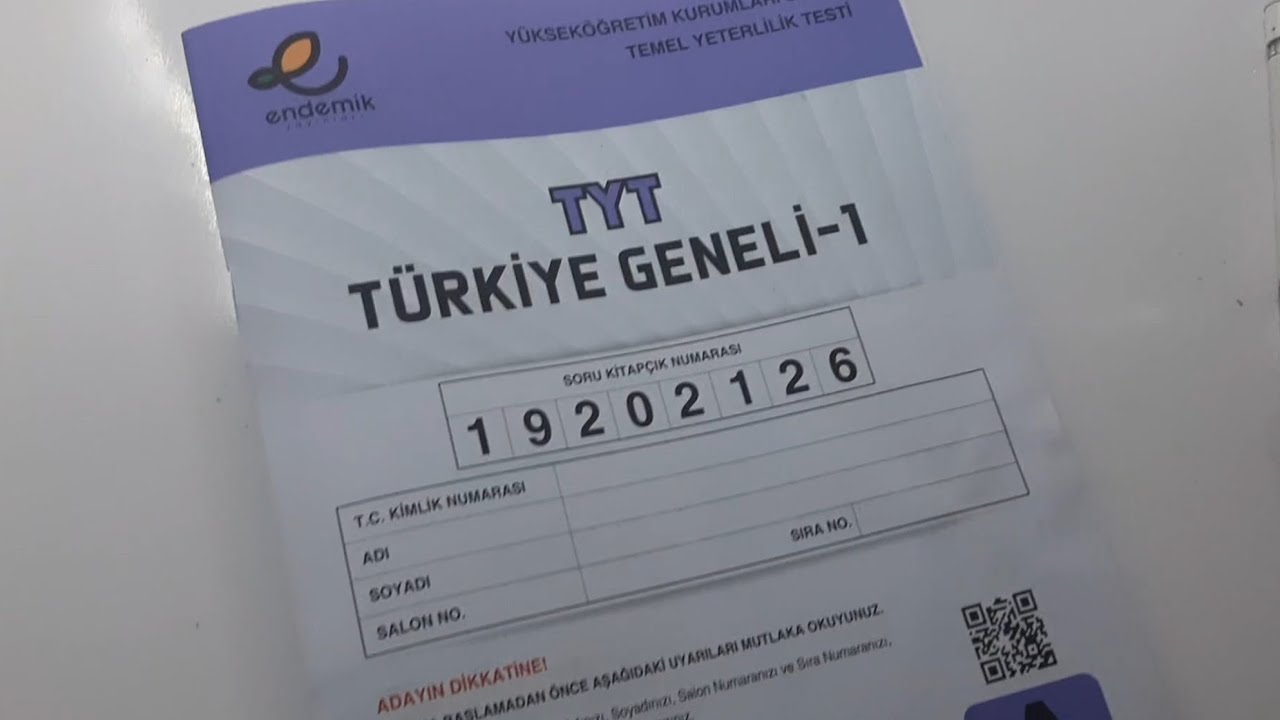 endemik tyt tg 1 | bir dakika benim alarm çalıyo
