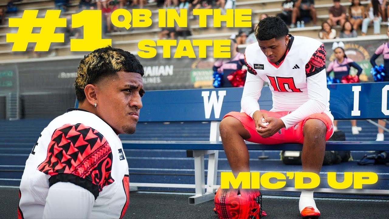 Mic’d Up With 5⭐️ QB Jaron Sagapolutele at Polynesian Bowl