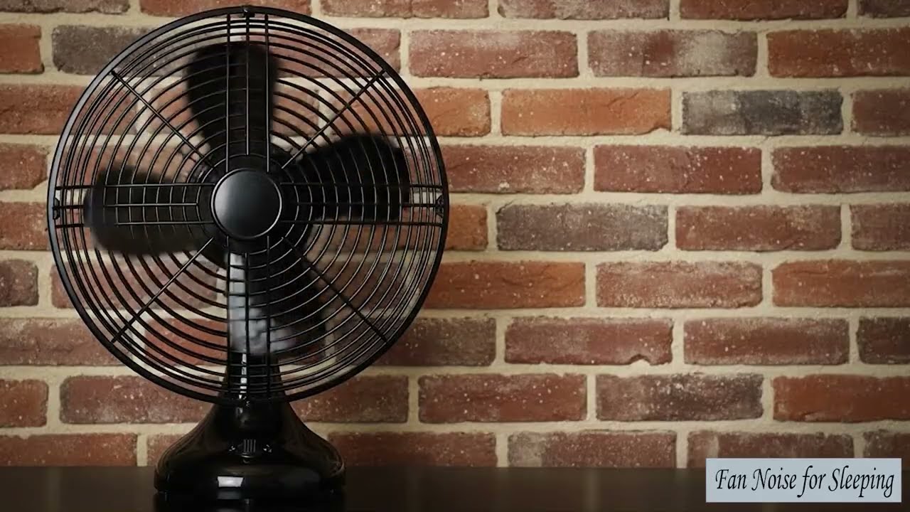 Fan Sounds for Sleeping 🛌 10 Hours White Noise with Black Screen  Gentle Sleep Sounds