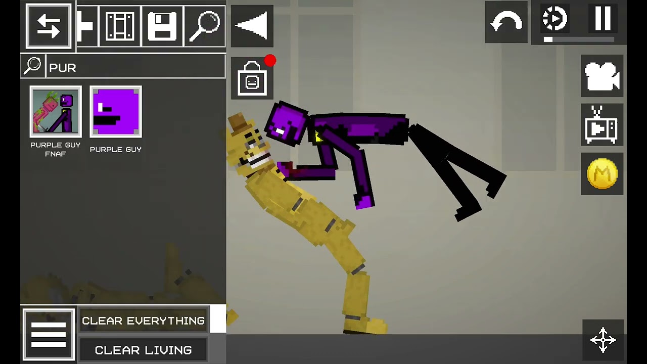 Fredbear vs purple guy