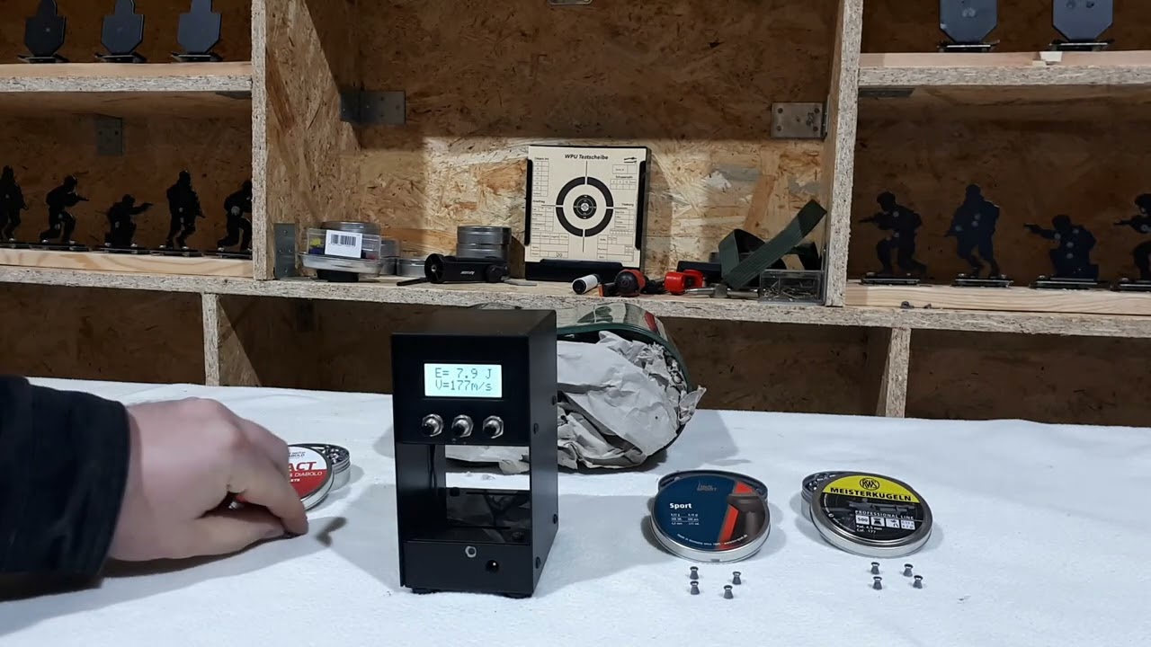 Diana LP8 Magnum Tactical Chrony Test Video