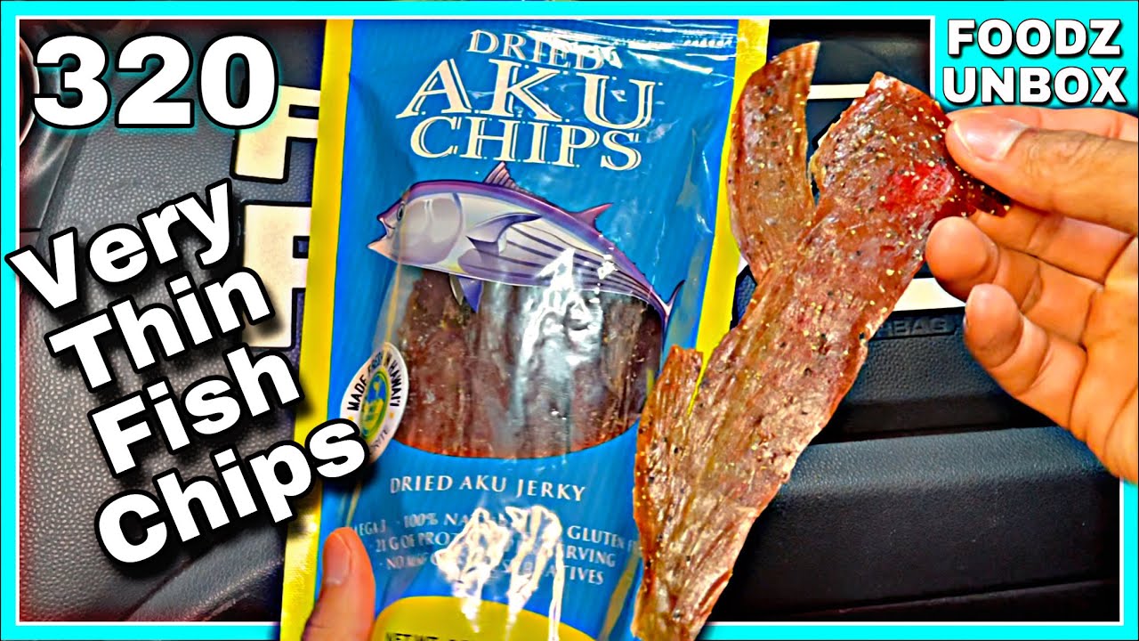 Hilo Fish Company Dried Aku Chips - Foodz Unbox 320