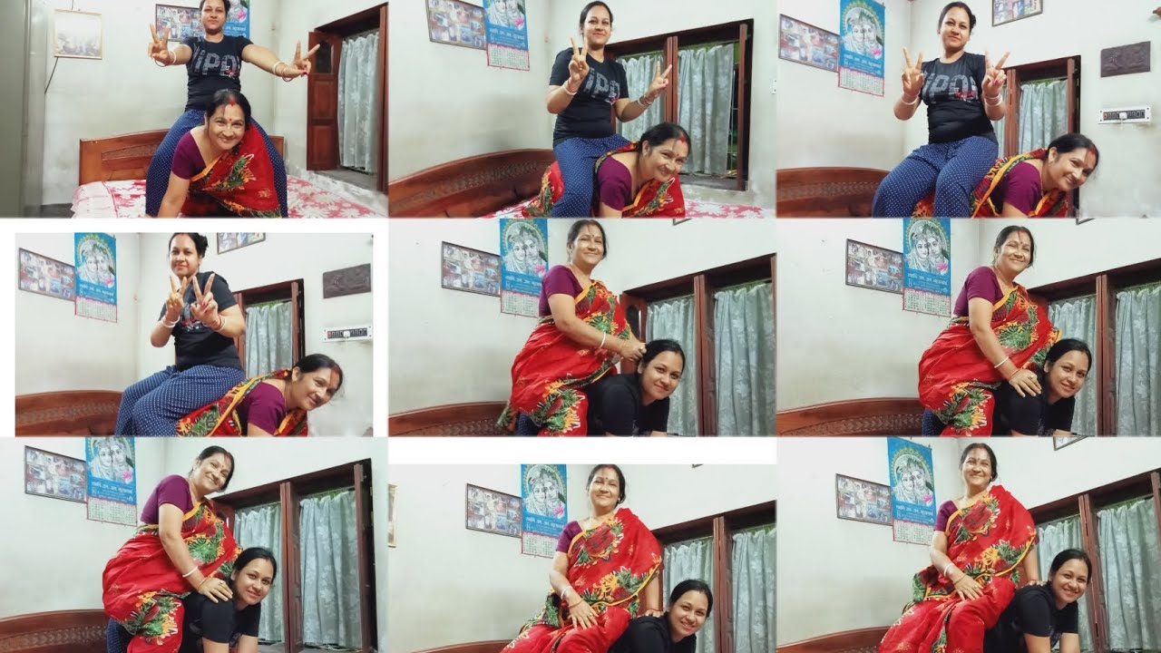 challenge video #horseriding challenge #mom vs daughter#commedy video #funnyvideo#entertainment