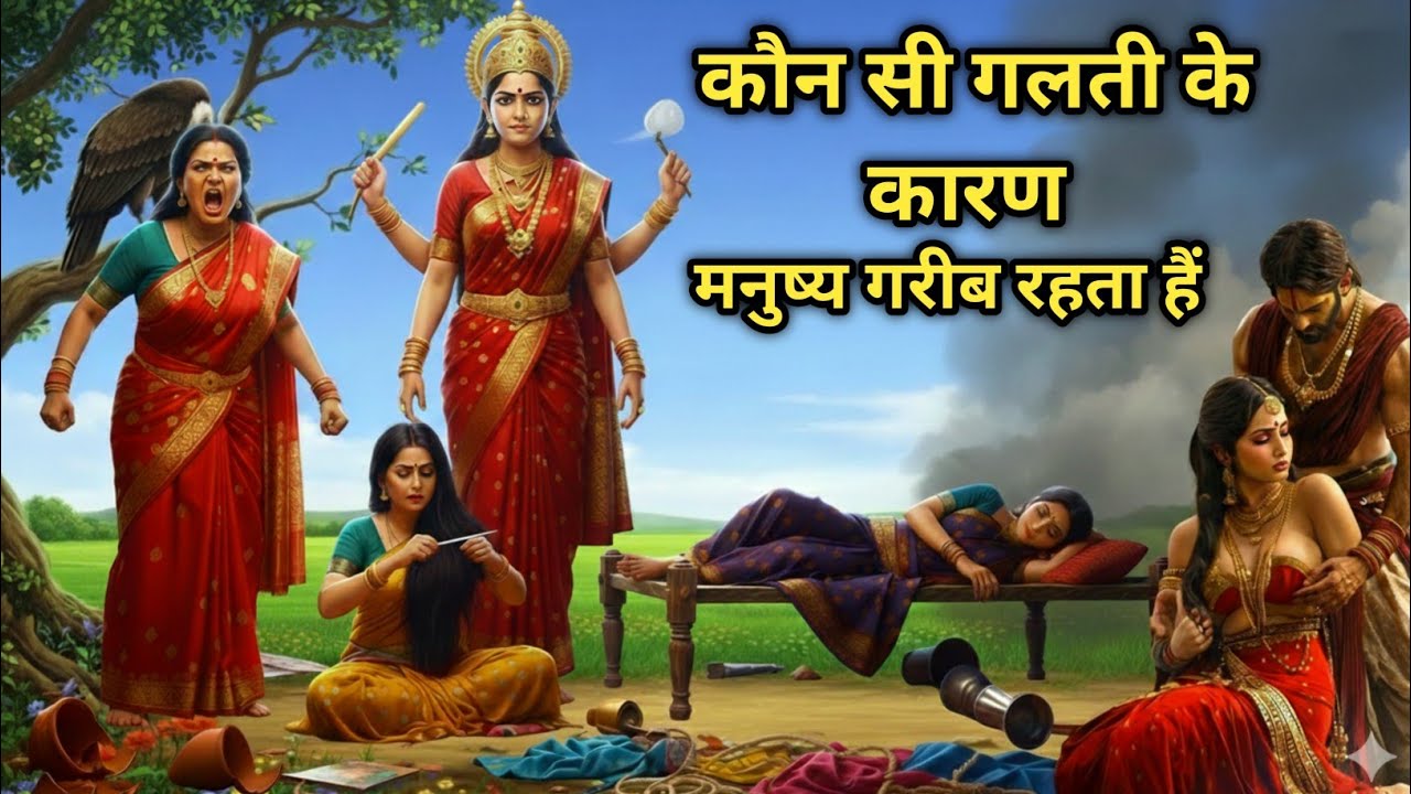 “श्री कृष्ण ने बताया: वो कौन सी गलती 🚫हैजो मनुष्य को गरीब  बना देती है?अमीर बनने का गुप्त राज़ 2025 