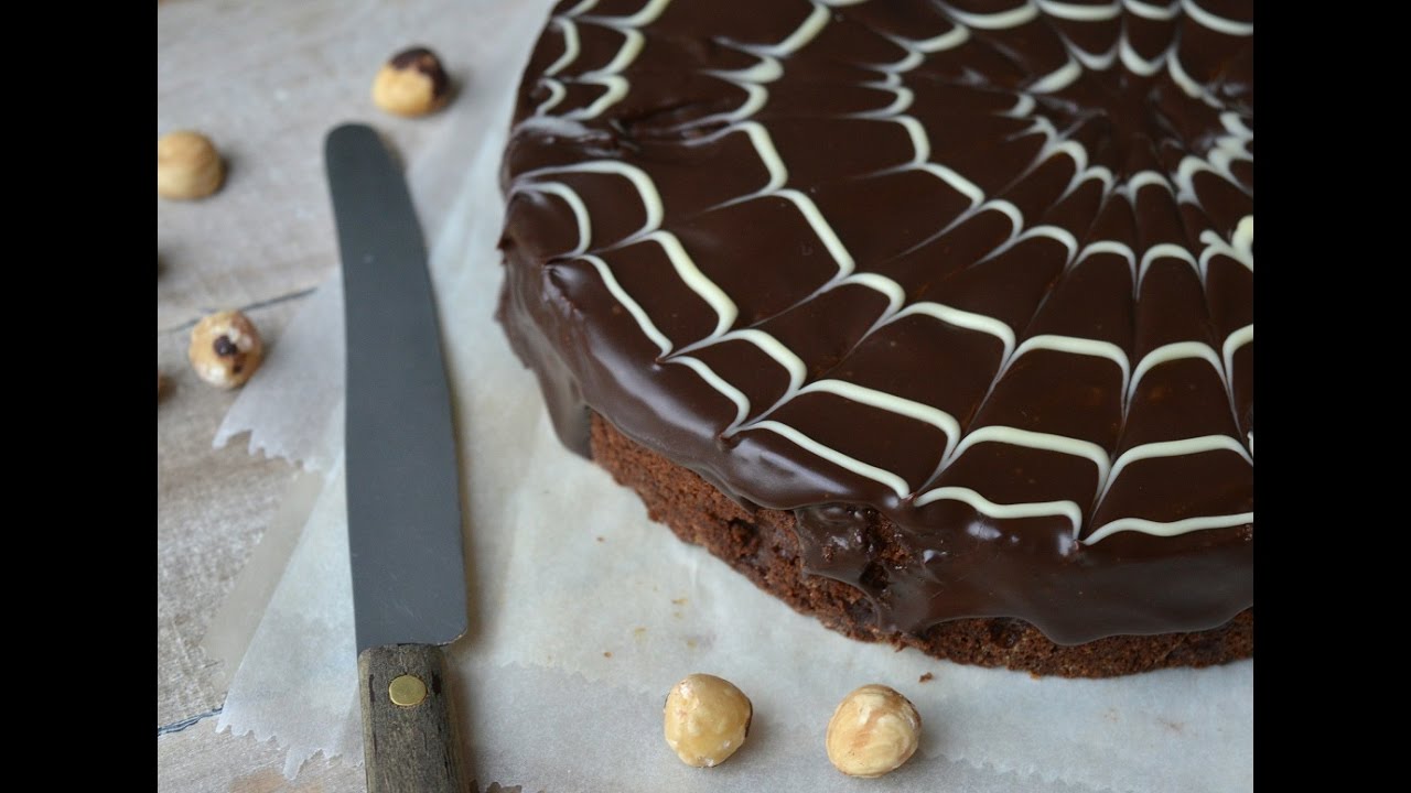 chocolade-fudgetaart - chocolatecake