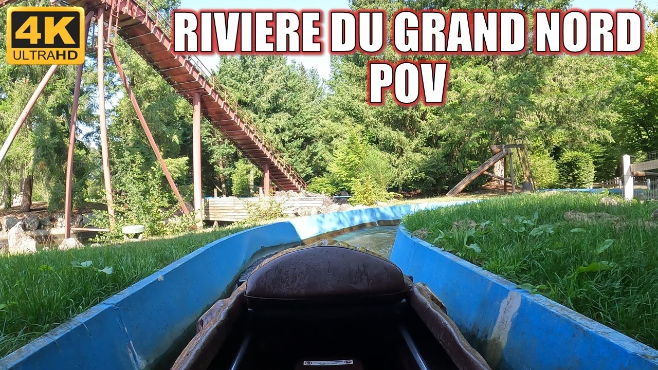 Rivière du Grand Nord POV (4K 60FPS), Le Pal Soquet River Rapids | Non-Copyright
