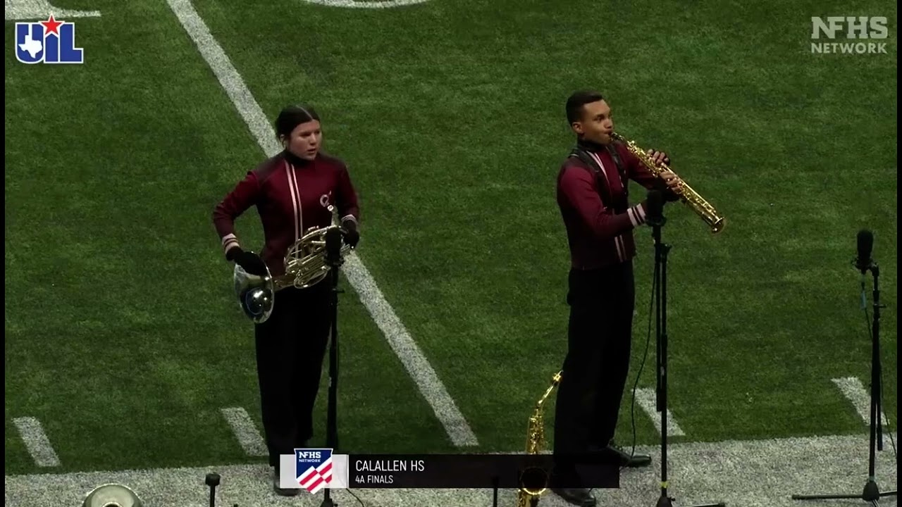 Calallen Highschool Marching Band 2023 State Finals performance