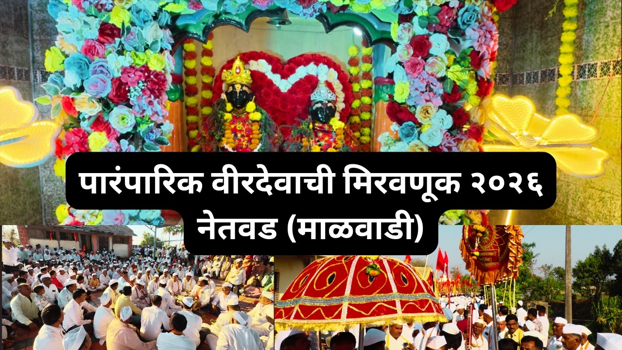 नेतवड(माळवाडी) विरदेवाची मिरवणूक! महाराजांच्या भारुडने सगळ्यांना खूप हसवले..🤣