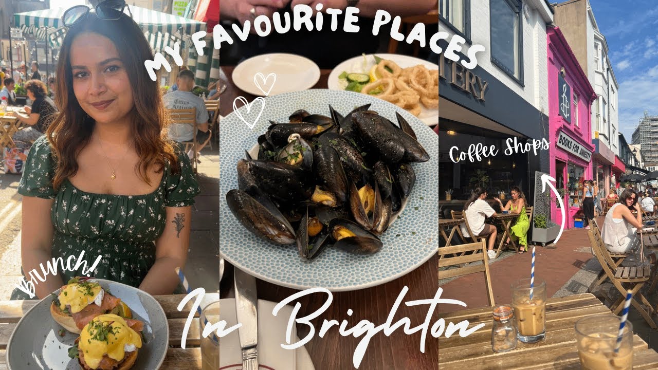 My Favourite Places to EAT in Brighton! | Vlog: Food Diaries