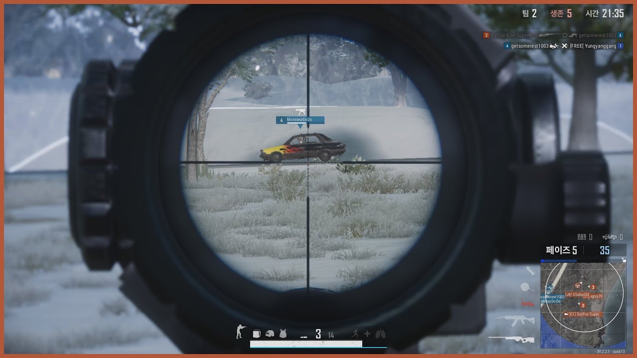 Archive PUBG 260124 : Duel tactique dans le brouillard et la neige