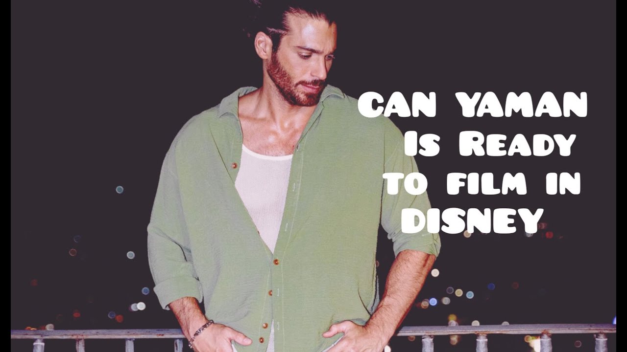 Can Yaman filming at DISNEY incredible actor. #viral #viralvideo #actor #italy #turkey  #disney