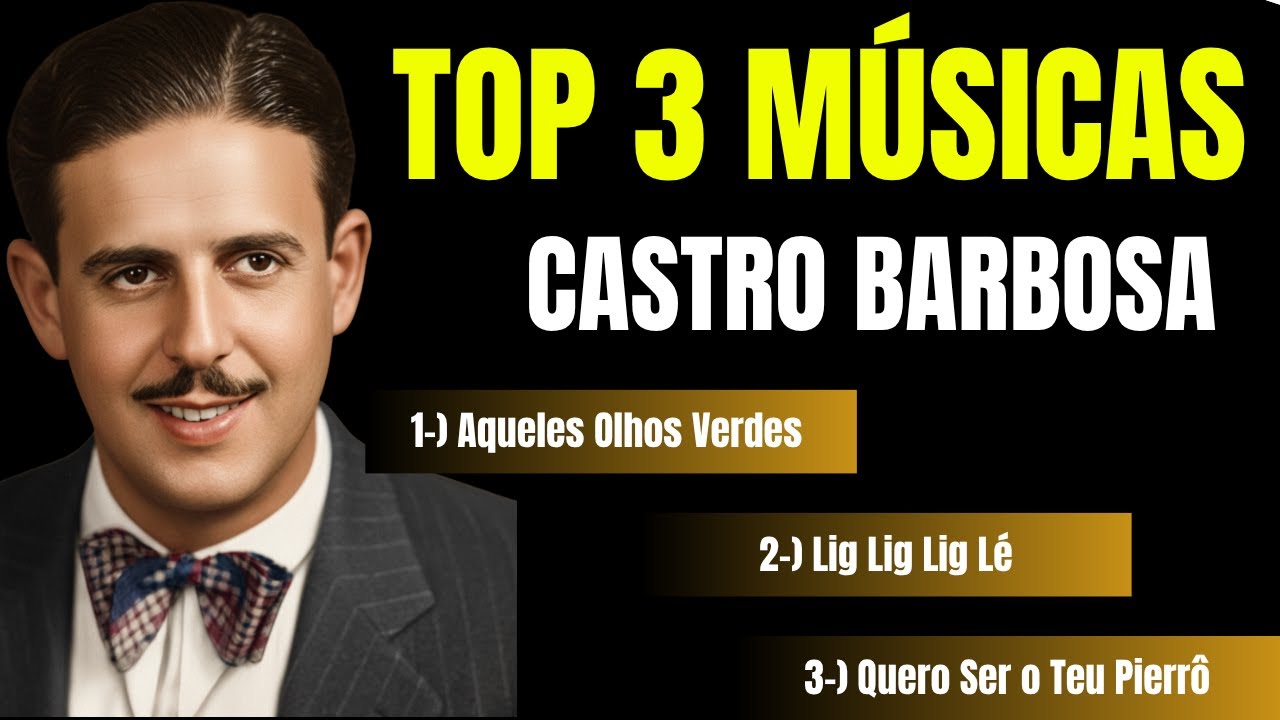 Castro Barbosa - Top 3 Músicas Inesquecíveis 🎶✨ | Especial Homens