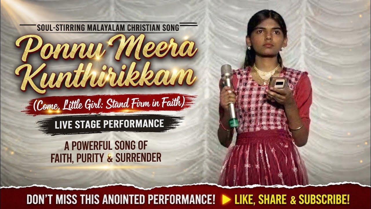 Ponnu Meera Kunthirikkam | Malayalam Christian Song Performance