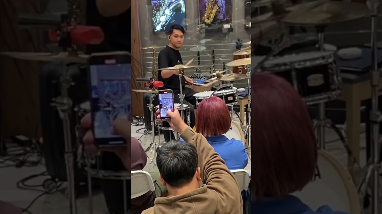 HARD-WIRED by DAVE WECKL | DRUM COVER by RICKSON RUIZ at YAMAHA MUSIC DRUM CLINIC 🇵🇭