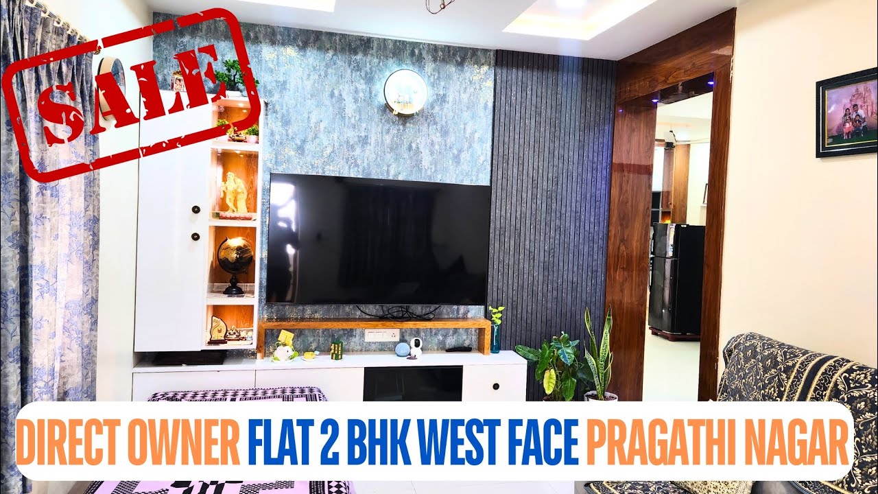 Fully Furnished 2bhk flat for sale in Pragathi Nagar #2bhkflats #pragathinagar #flatforsale 