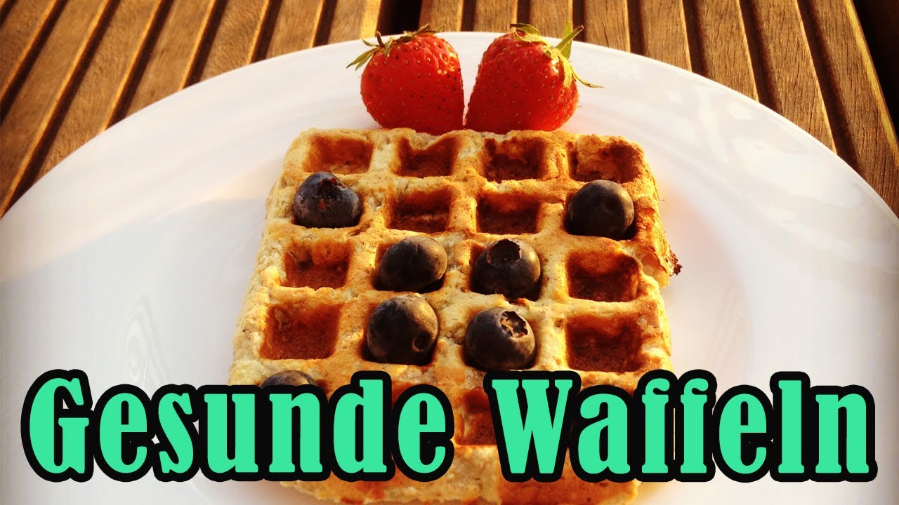 Waffeln selber backen | Gesund & schnell | Fitness Rezept belgische Waffeln | VERONICA-GERRITZEN.DE