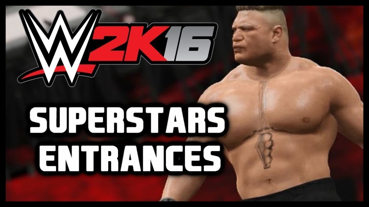 WWE 2K16 PS3 - Superstars Entrances