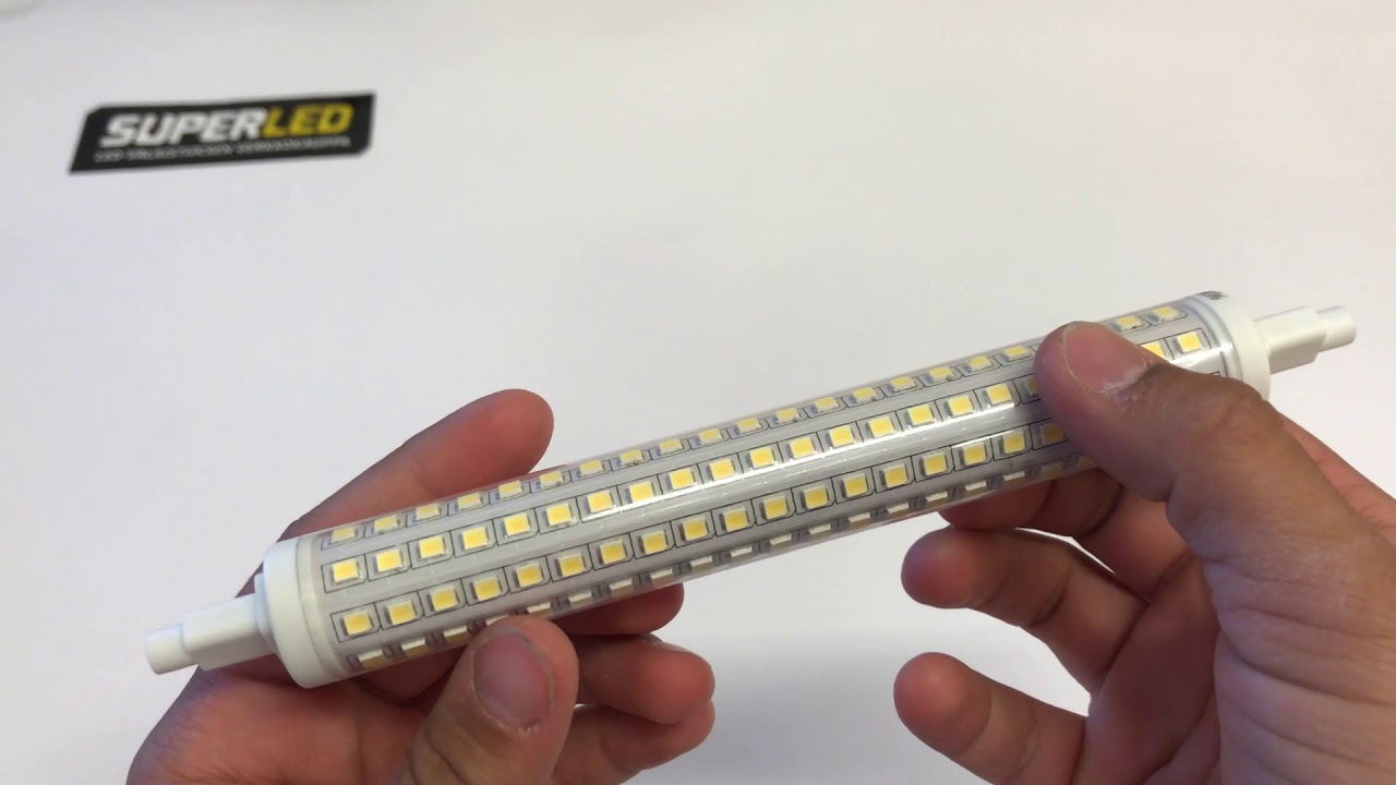 SuperLED Himmennett&auml;v&auml; LED R7S,15W, valaisee joka puolelle