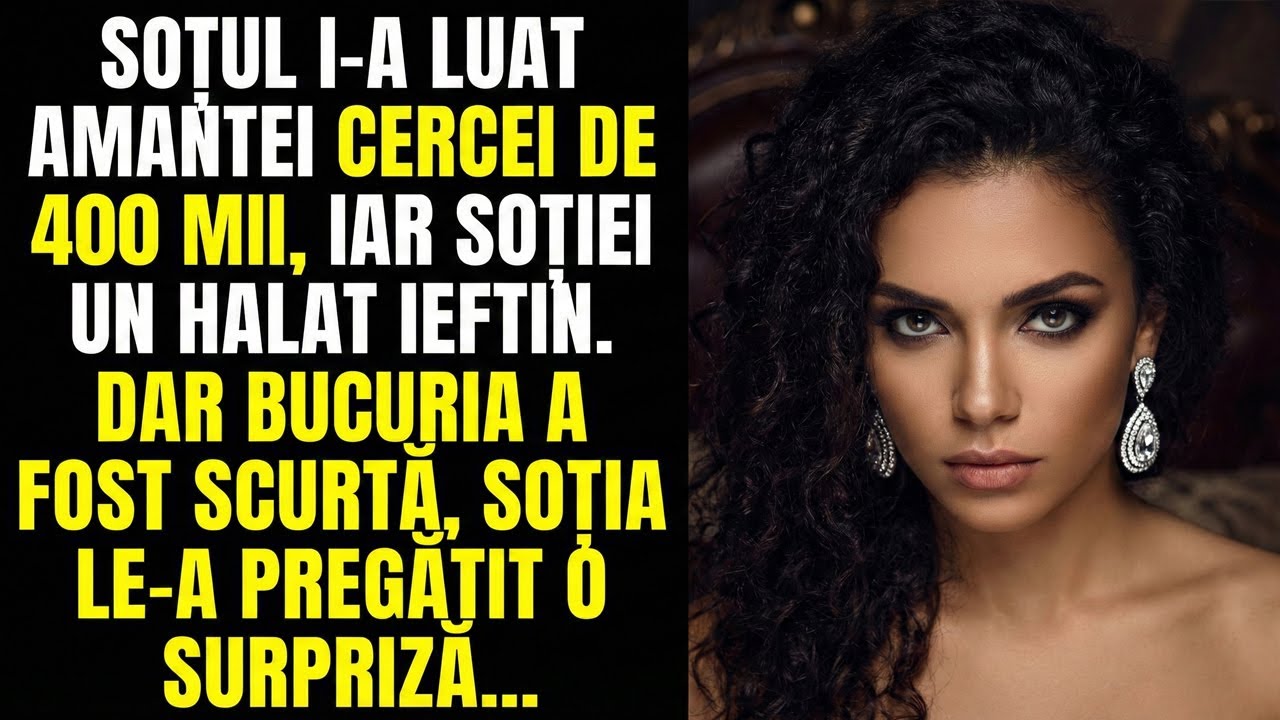 Un halat ieftin pentru soție, iar pentru amantă — DIAMANTE, a decis soțul. Dar soția a copt deja...