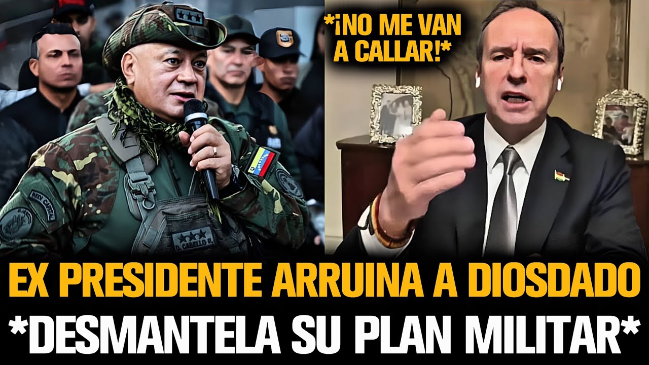 EX PRESIDENTE HIZO PEDAZOS A DIOSDADO TRAS DESTAPAR SU PLAN MILITAR