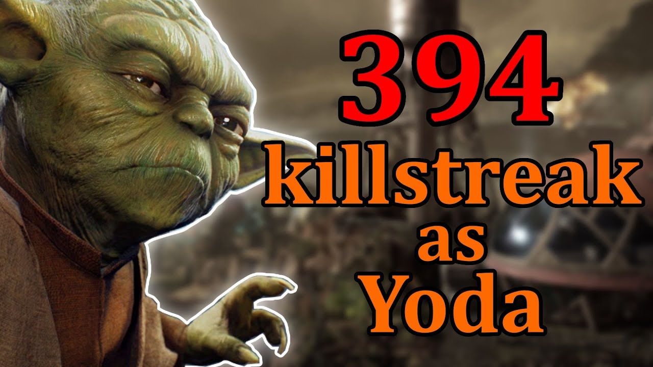 Getting a World Record Killstreak as Yoda on Felucia | Supremacy | Star Wars Battlefront 2