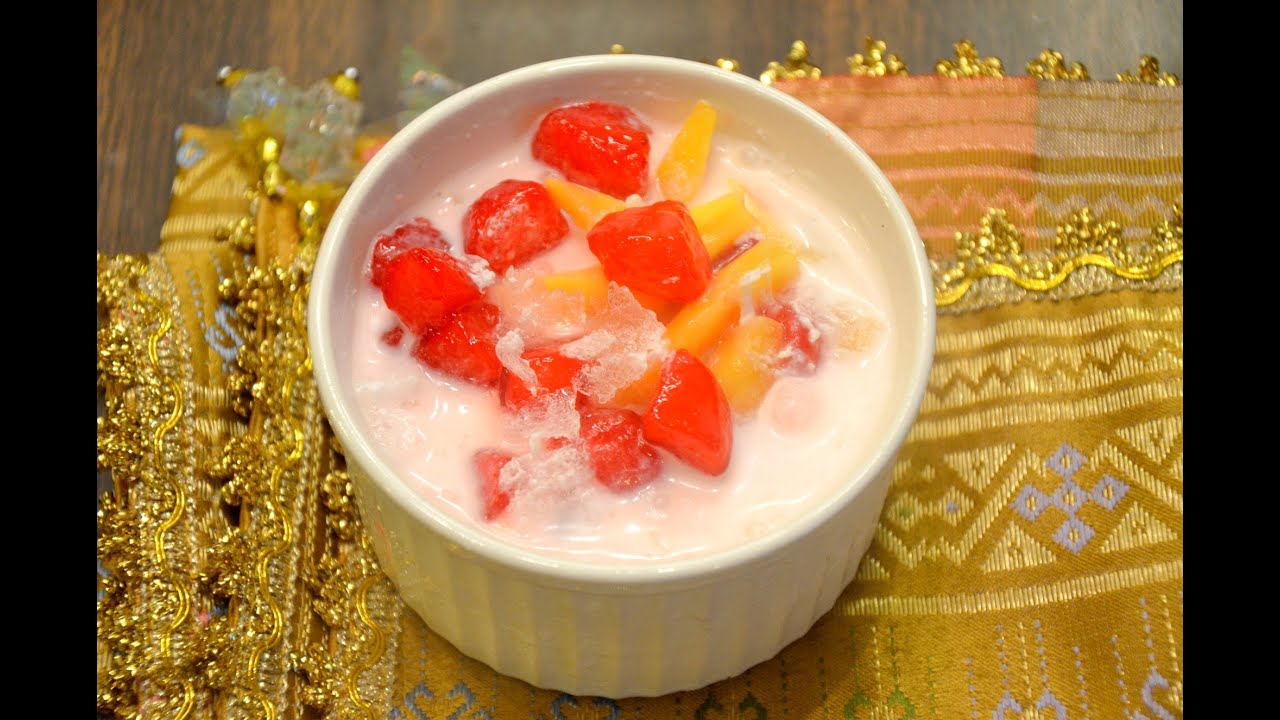 How to Make Tub Tim Krob (Crispy Ruby) ทับทิมกรอบ หอมหวานมันจ้า