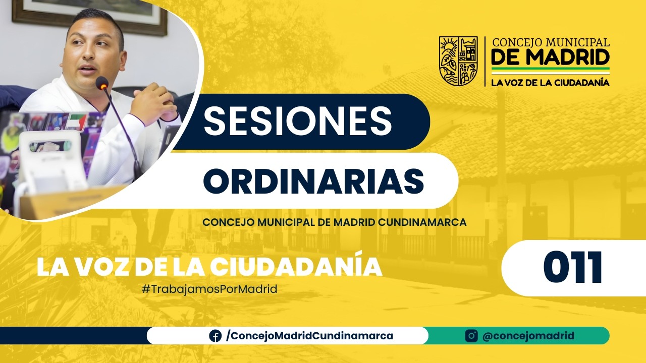 SESIÓN ORDINARIA 011 11 DE MARZO DEL 2026