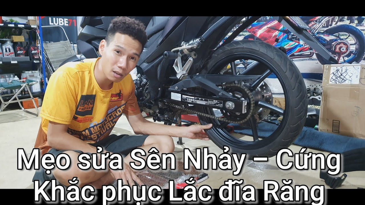 Nhông Sên Đĩa AKEI: Mẹo tự khắc phục Sên Nhảy - Cứng mắc, Khắc phục bịnh Lắc đĩa Răng !!!