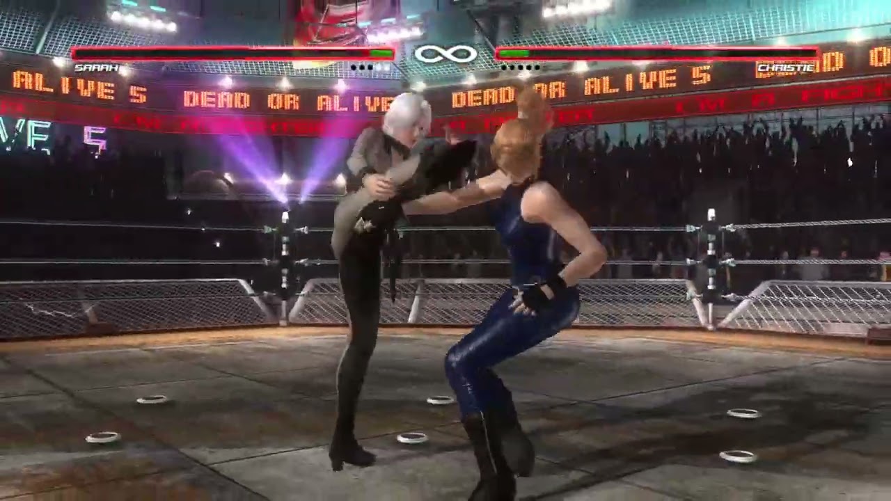 DEAD OR ALIVE 5 Last Round Sarah vs Christie
