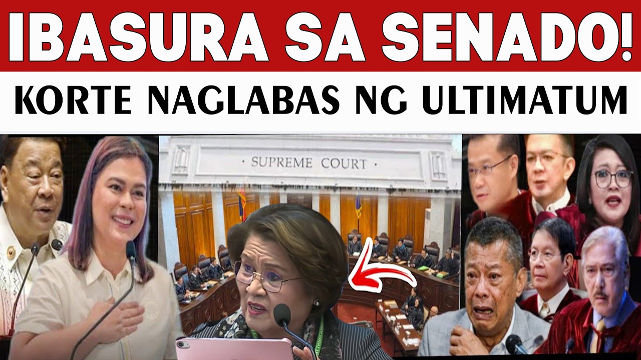 🔴JUST IN:Top Judge Supreme Court TRO VP Sara Impeachment Trial Update Delima Luistro Joel Chua Bista