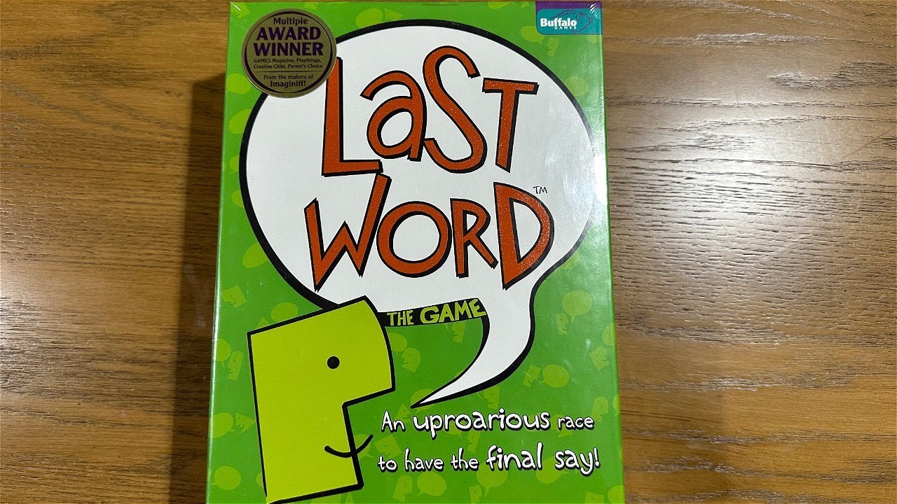 LAST WORD the Game - Card Game