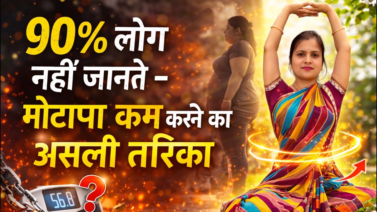 😱 ❌ ना जिम, ना डाइटिंग — योग से तेजी से वजन कम | 7 दिन में फर्क