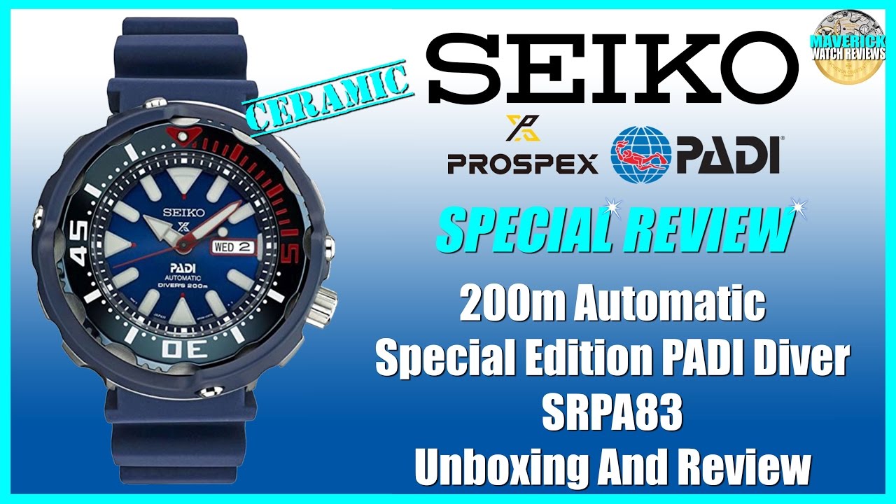 New Classic! | Seiko Prospex PADI Special Edition 200m Automatic Diver SRPA83 Unbox & Review