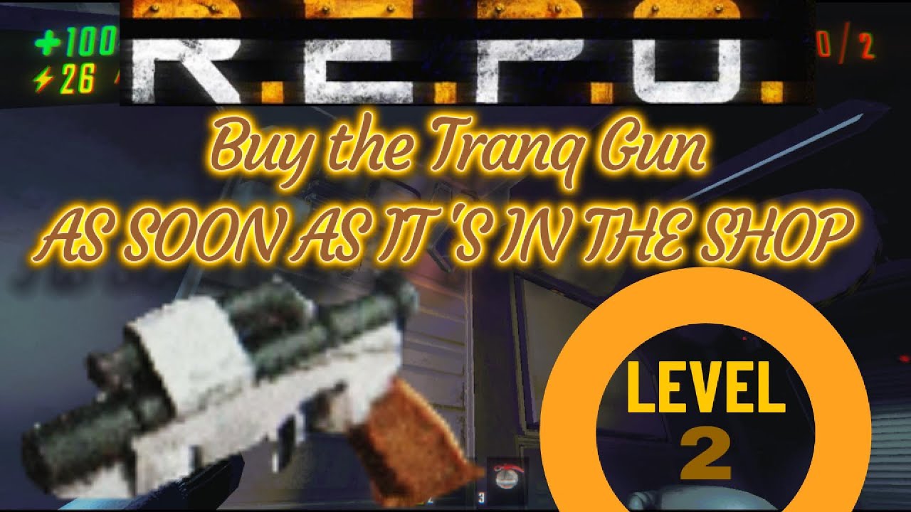 R.E.P.O. Solo Boomer- The Tranq Gun Is the Strongest Weapon In the Game.