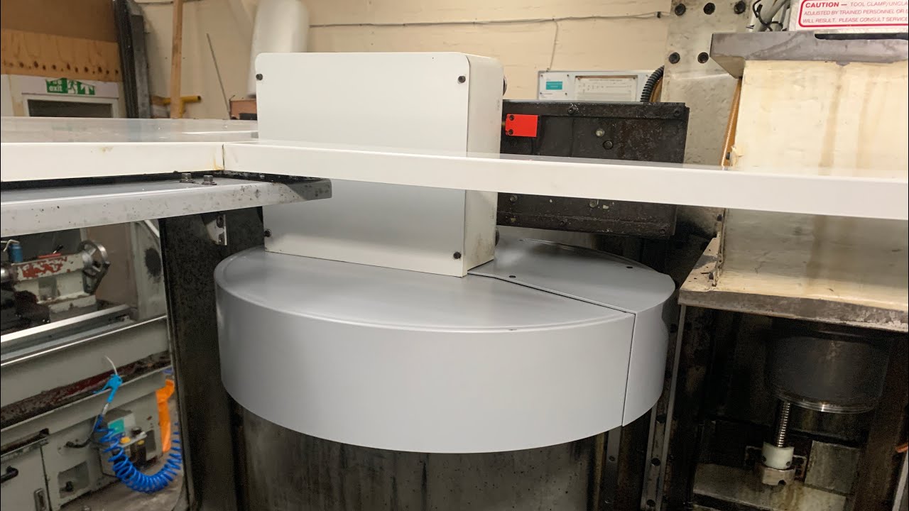 Haas VF3 tool changer install and new powder coated cover