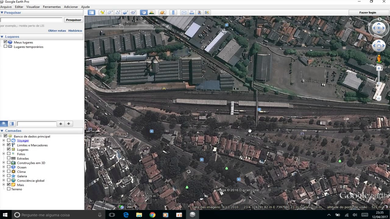 Imagens Históricas no Google Earth