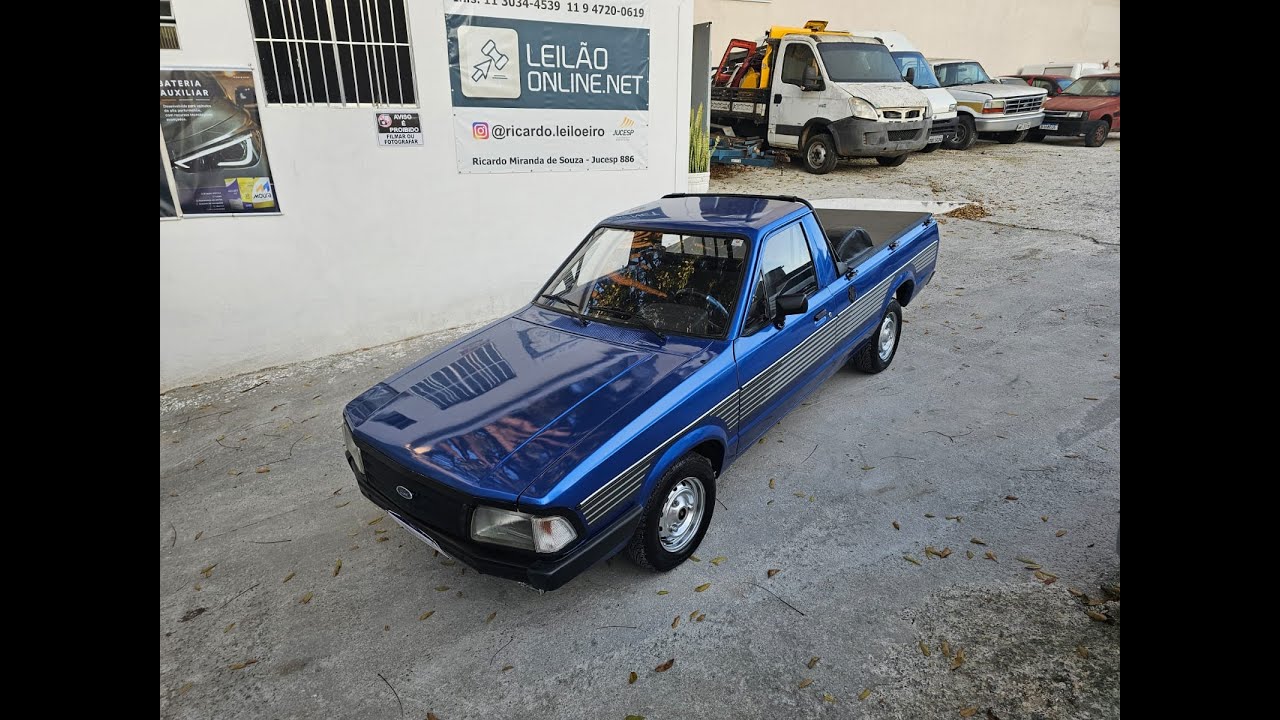 FORD/PAMPA 1.8 L; 1994/1994; AZUL; ALCOOL