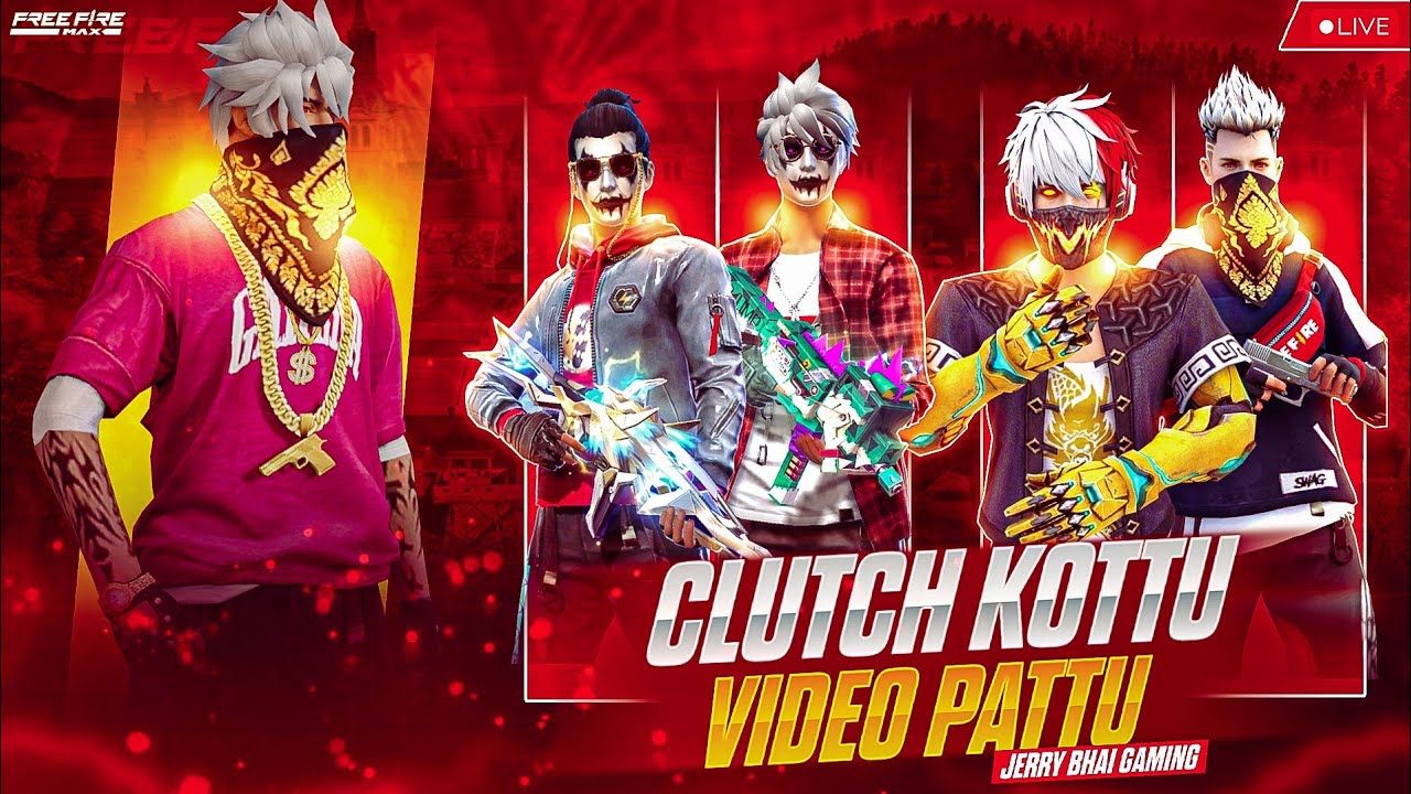 FF LIVE TELUGU || CLUTCH KOTTU CHANNEL LO VIDEO PATTU 😉 || 