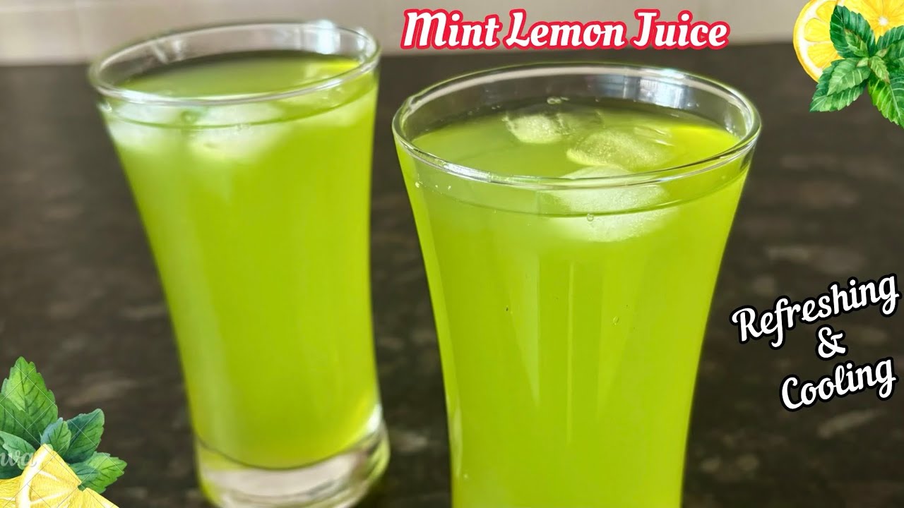 Mint Lemon Juice Recipe 🍋 | Mint Lemonade | How to make Mint Sharbat | Refreshing Summer Drink