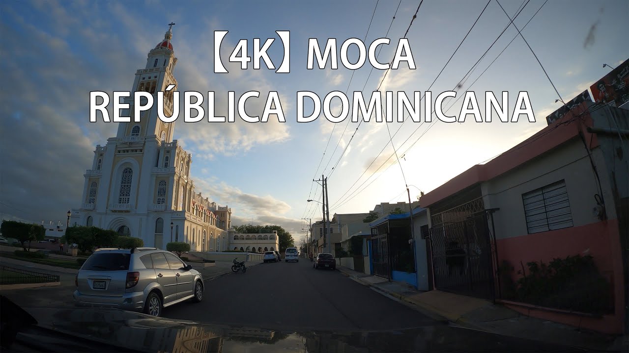 【4K】 Recorrido Por Moca, Espaillat, República Dominicana