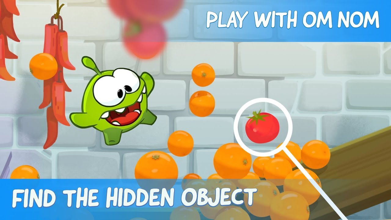 Найди скрытый предмет - Приключения Ам Няма: Фруктовая лавка (Cut the Rope 2)