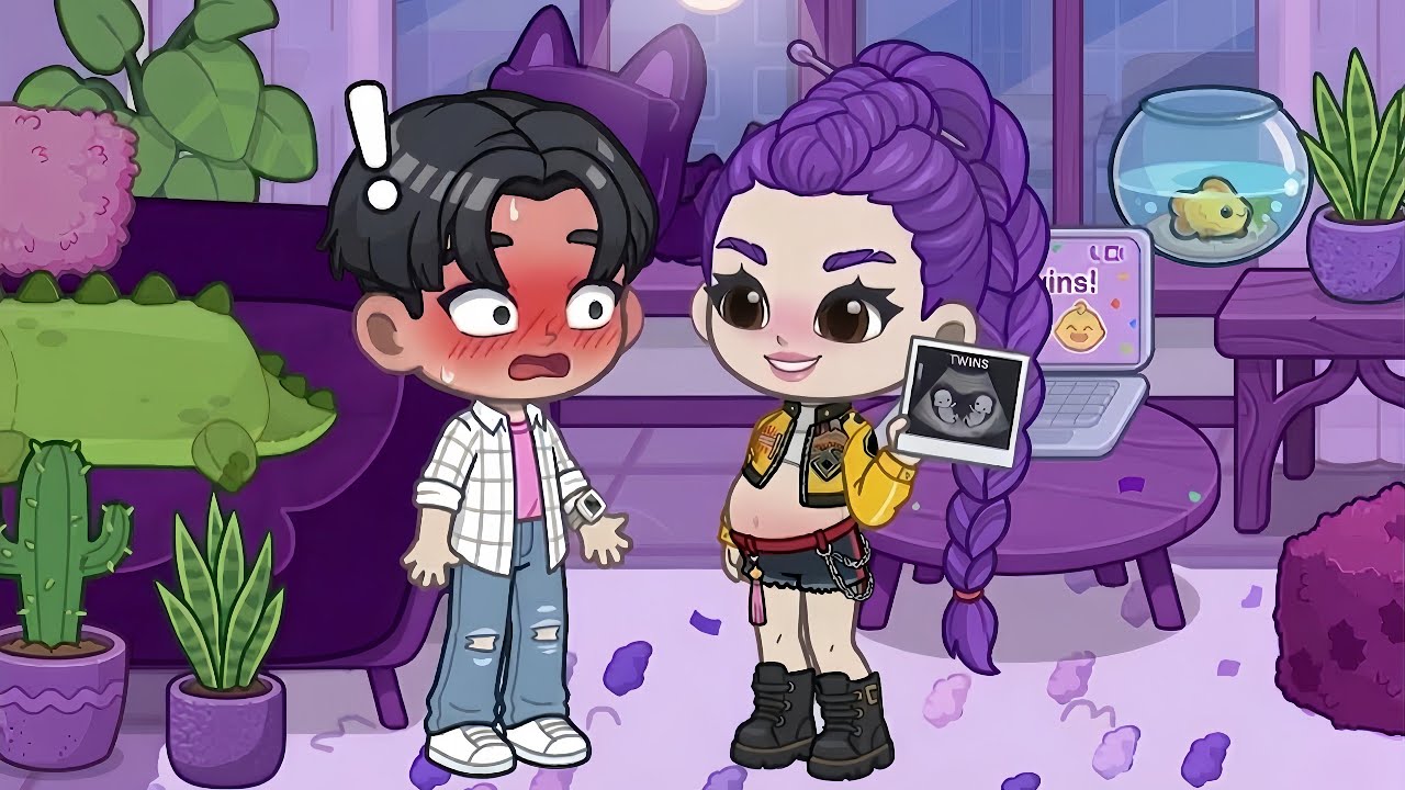 Rumi is PREGNANT with TWINS in Dopples World 😈💜 Kpop Demon Hunter 